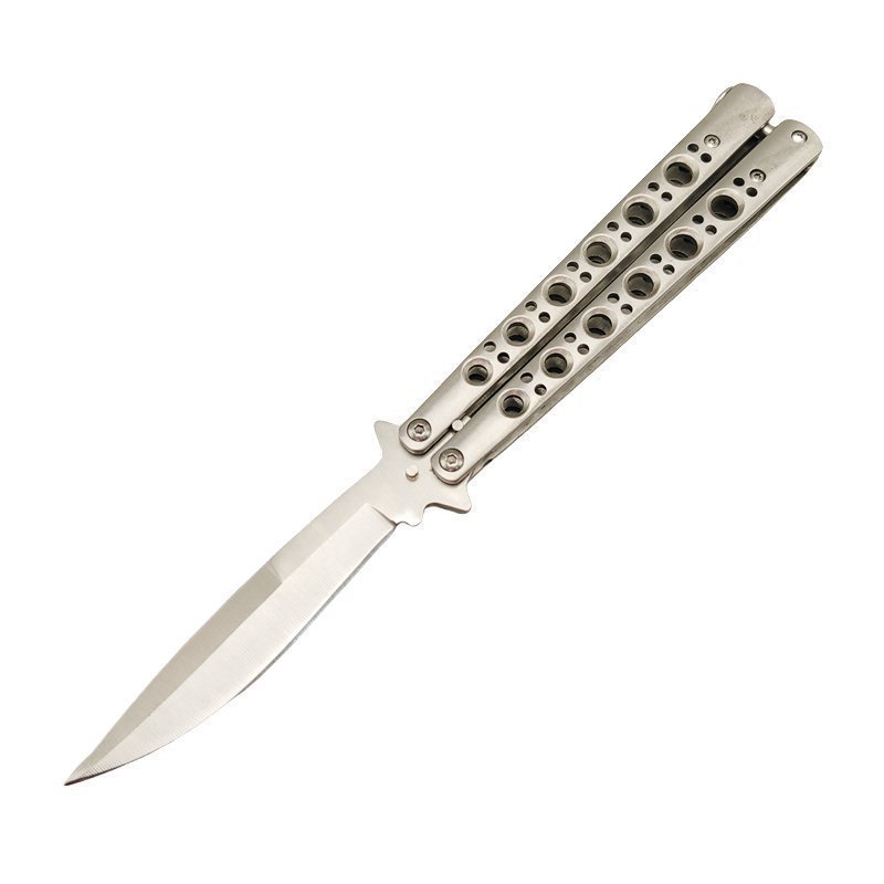 8fceafc99f15a53da5892754eb79148-1.jpg BM 42 Balisong Messer Butterflymesser Federverschluss