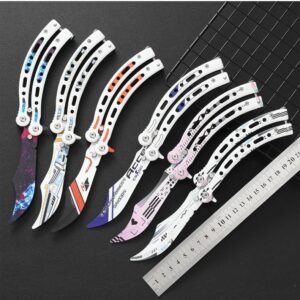 CSGO Butterfly Slaughter BALISONG Trainermesser verbessert