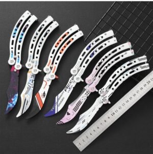 CSGO Butterfly Slaughter BALISONG Trainermesser verbessert