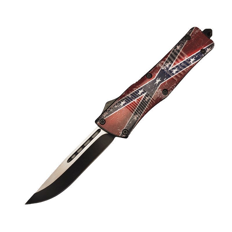 20240812161528.jpg 5,75 Zoll Confederate Flag D/A OTF Automatikmesser Black Tanto