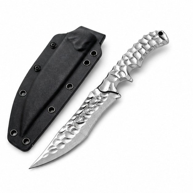 22401-main-white-clean Gerades Eismesser, hohe Härte und scharfes Jagdmesser, gerades Handmesser